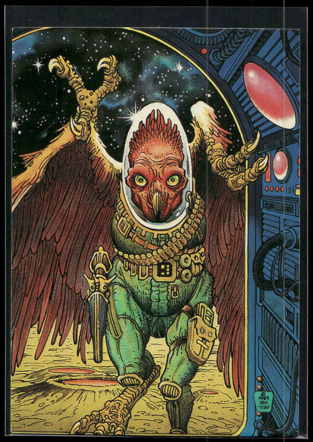 1993 Comic Images William Stout Series 1 #80 Rings of Saturn