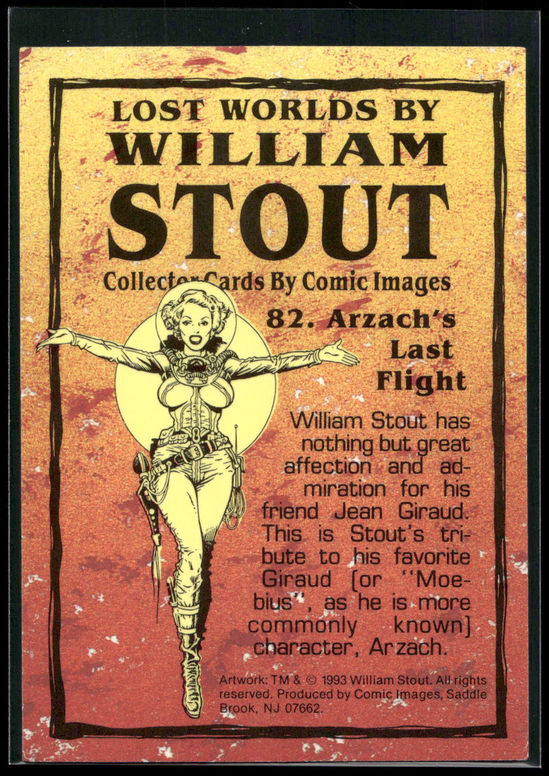 1993 Comic Images William Stout Series 1 #82 Arzach's Last Flight