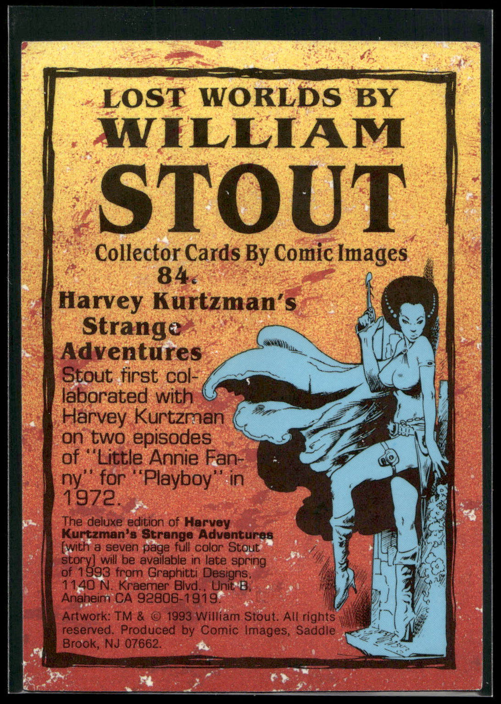 1993 Comic Images William Stout Series 1 #84 Harvey