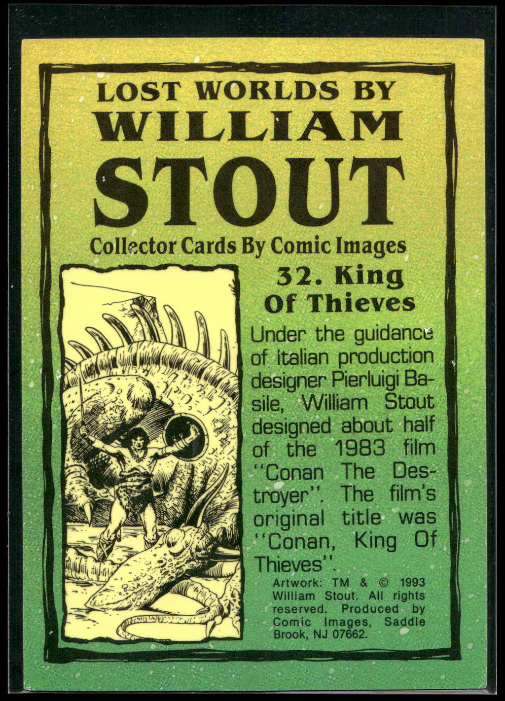 1993 Comic Images William Stout Series 1 #32 King of Thieves