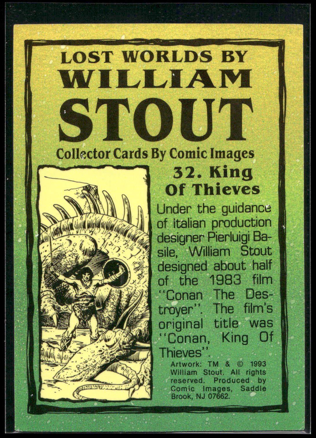 1993 Comic Images William Stout Series 1 #32 King of Thieves