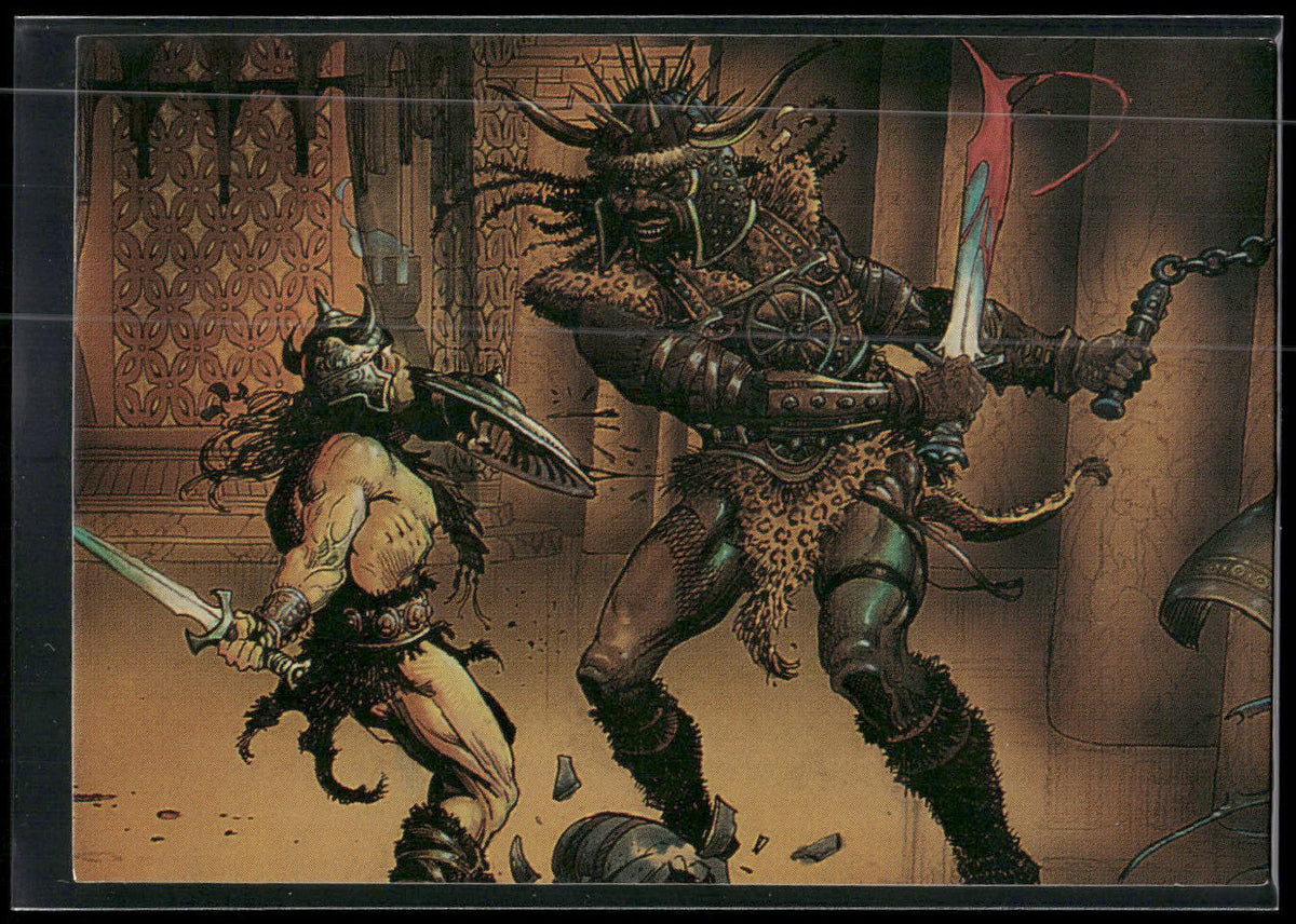 1993 Comic Images William Stout Series 1 #34 Battle against Bombatta