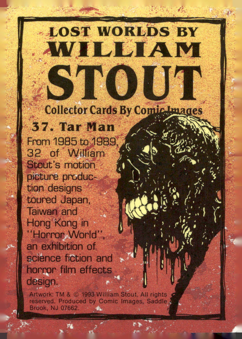1993 Comic Images William Stout Series 1 #37 Tar Man