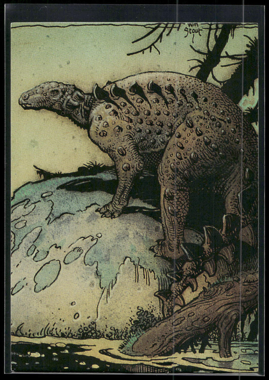 1993 Comic Images William Stout Series 1 #38 Antarctic Nodosaur