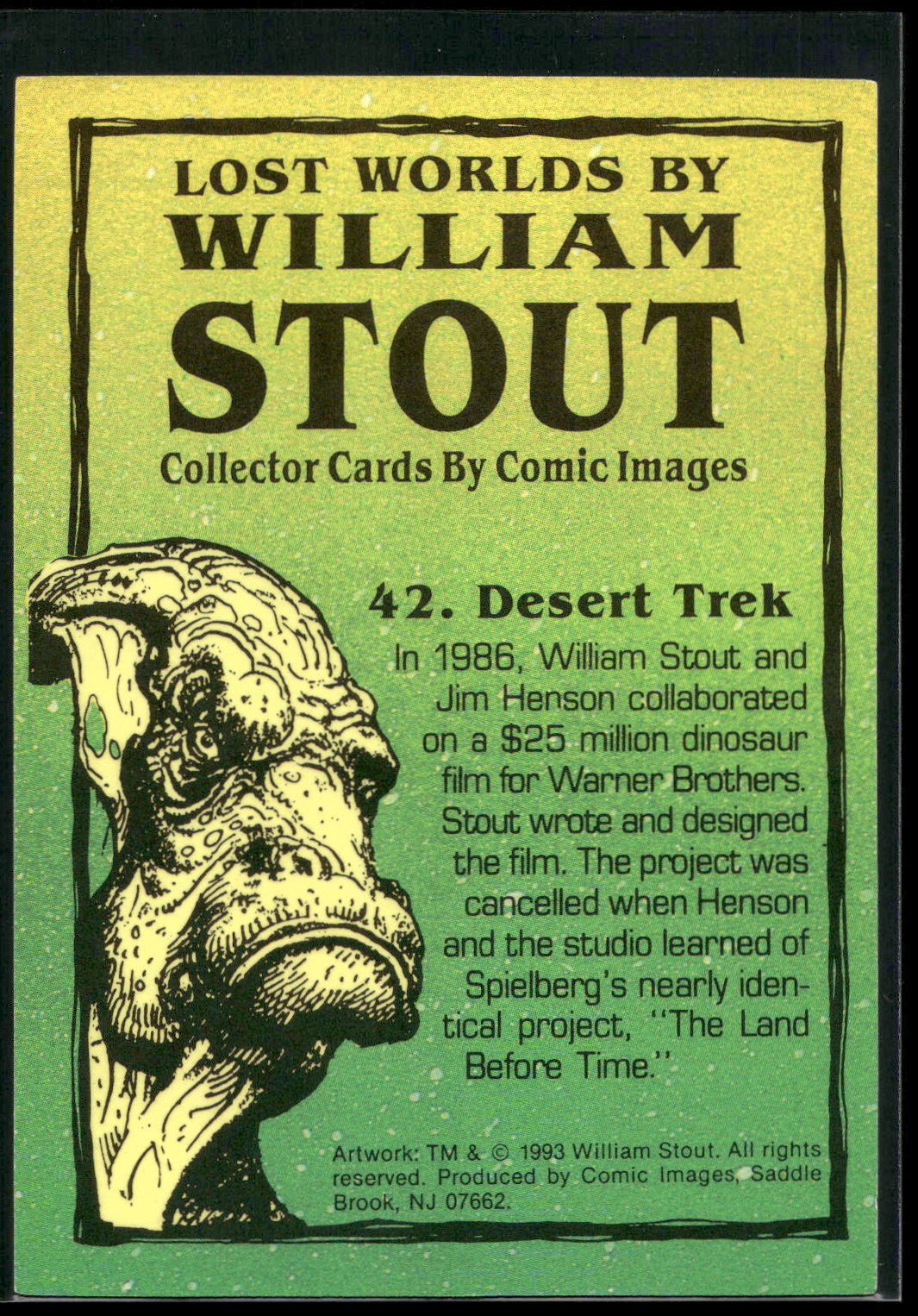 1993 Comic Images William Stout Series 1 #42 Desert Trek