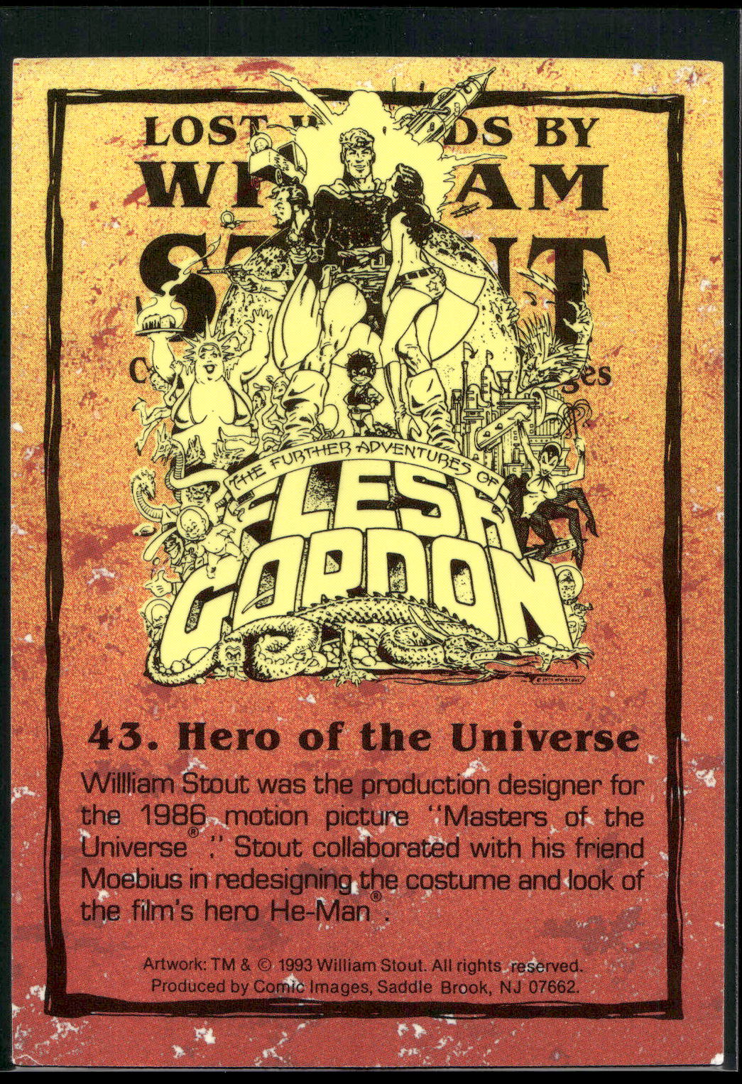 1993 Comic Images William Stout Series 1 #43 Hero of the Universe