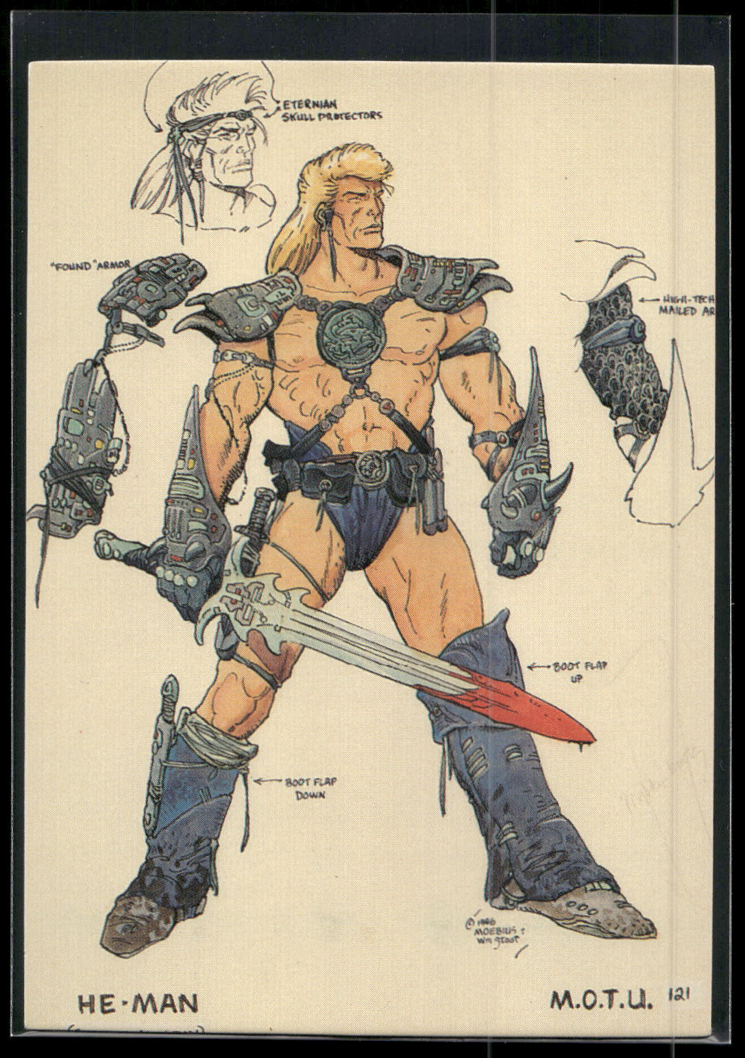 1993 Comic Images William Stout Series 1 #43 Hero of the Universe