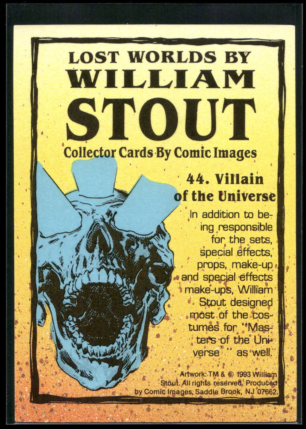 1993 Comic Images William Stout Series 1 #44 Villain of the Universe