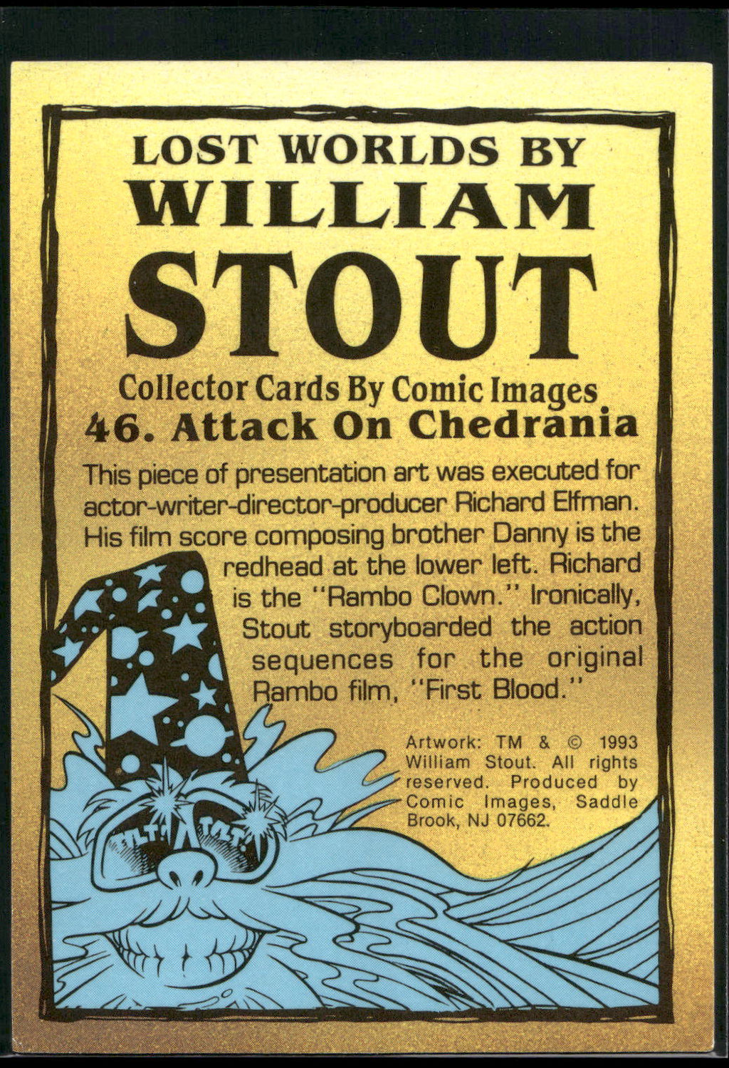 1993 Comic Images William Stout Series 1 #46 Attack on Chedrania