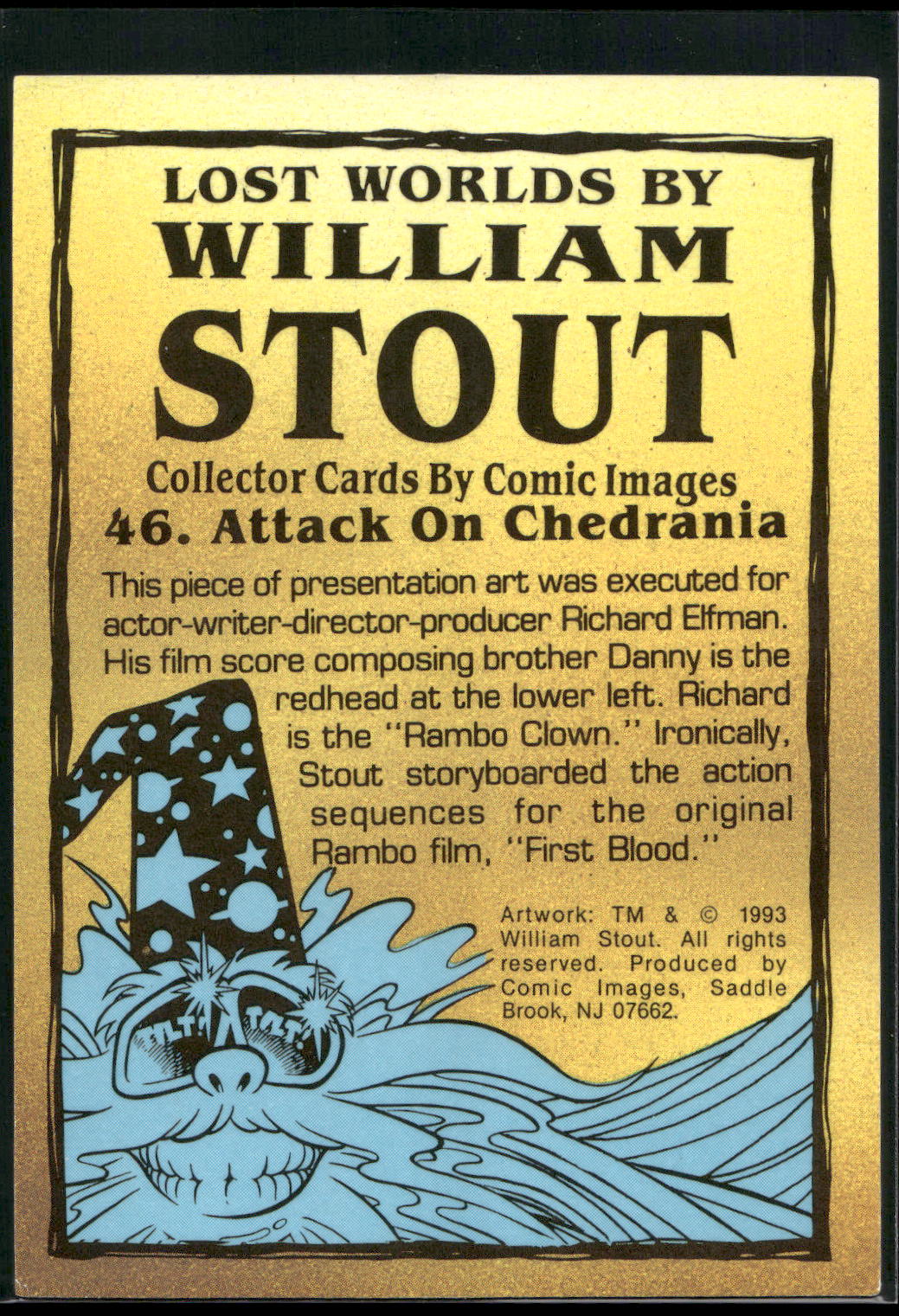 1993 Comic Images William Stout Series 1 #46 Attack on Chedrania