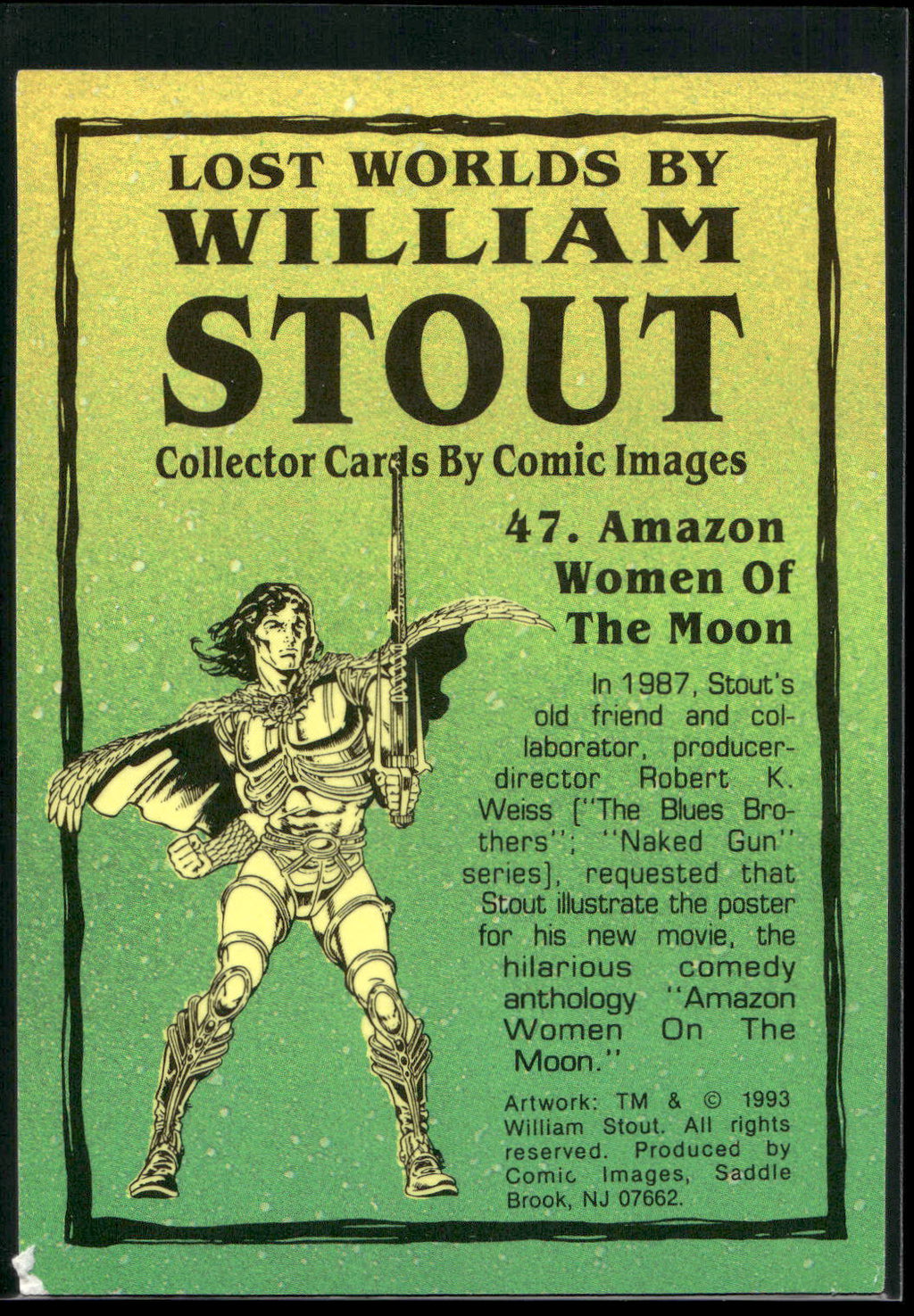 1993 Comic Images William Stout Series 1 #47 Amazon Women of the Moon
