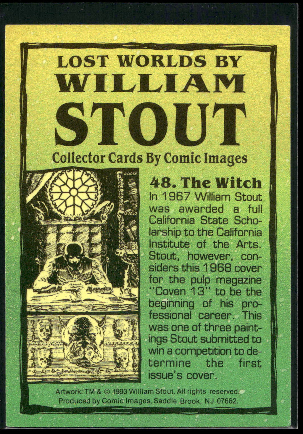 1993 Comic Images William Stout Series 1 #48 The Witch