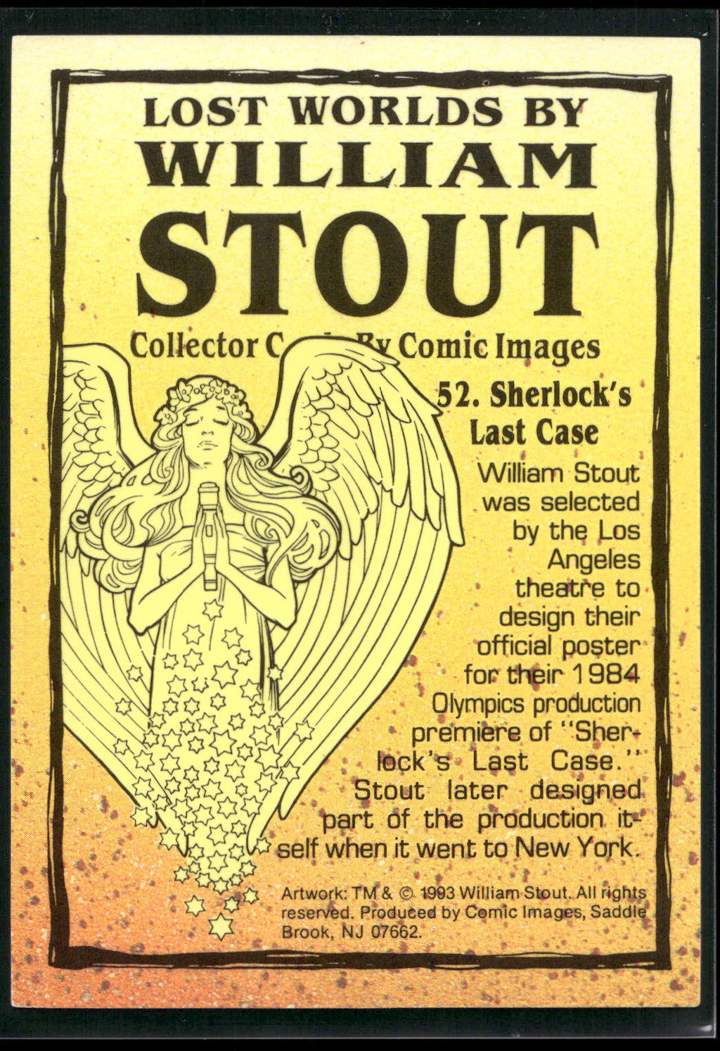 1993 Comic Images William Stout Series 1 #52 Sherlock's Last Case