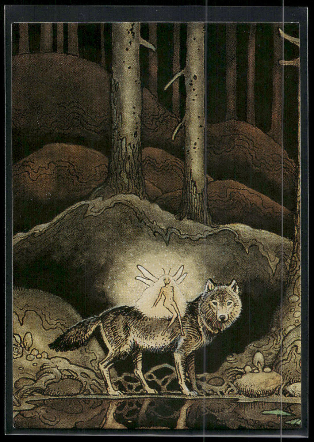 1993 Comic Images William Stout Series 1 #57 Wolf Fairy