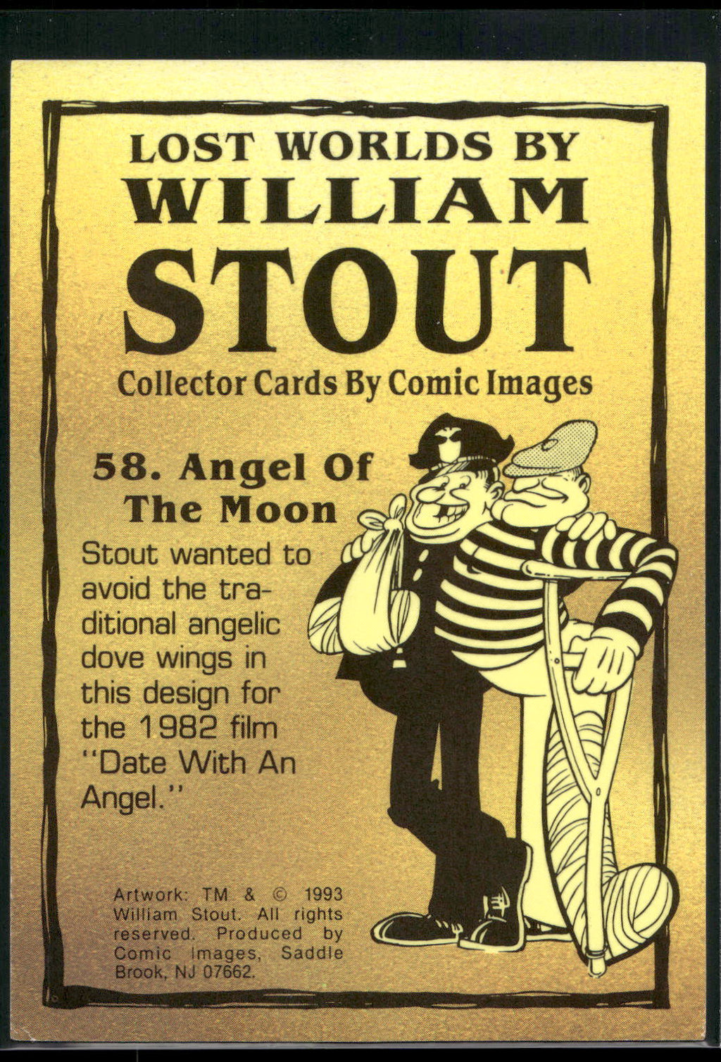 1993 Comic Images William Stout Series 1 #58 Angel of the Moon