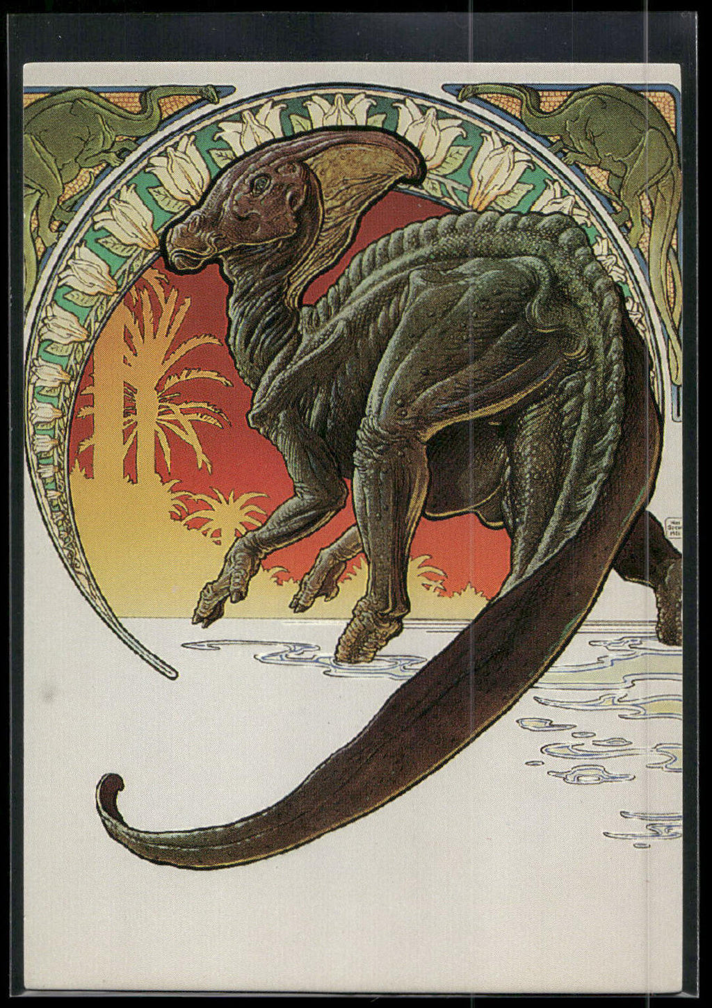 1993 Comic Images William Stout Series 1 #3 Parasaurolophus Nouveau