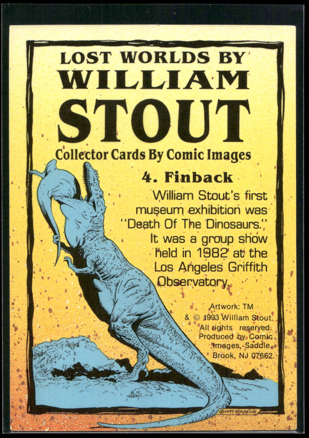 1993 Comic Images William Stout Series 1 #4 Finback