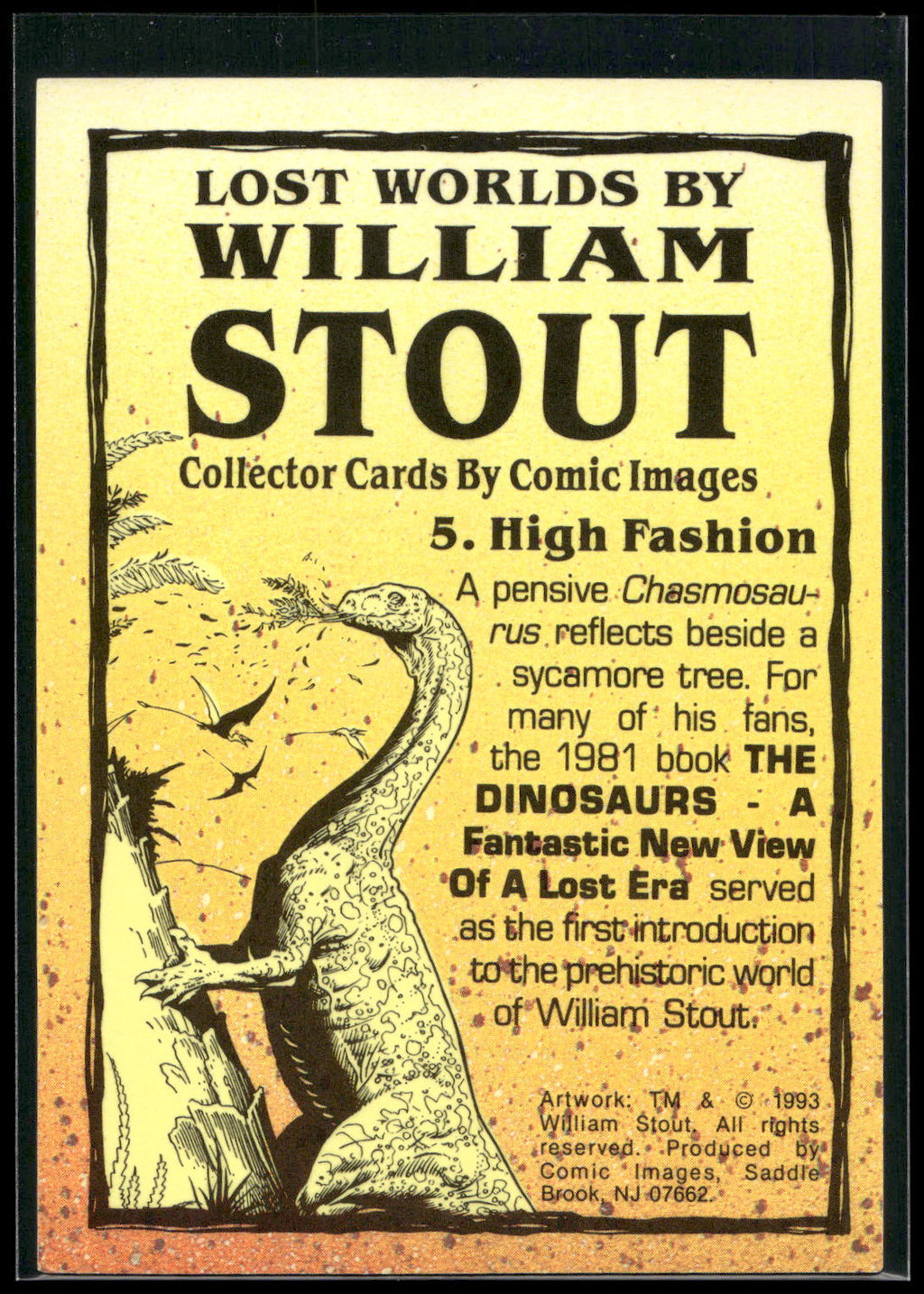 1993 Comic Images William Stout Series 1 #5 High Fashion