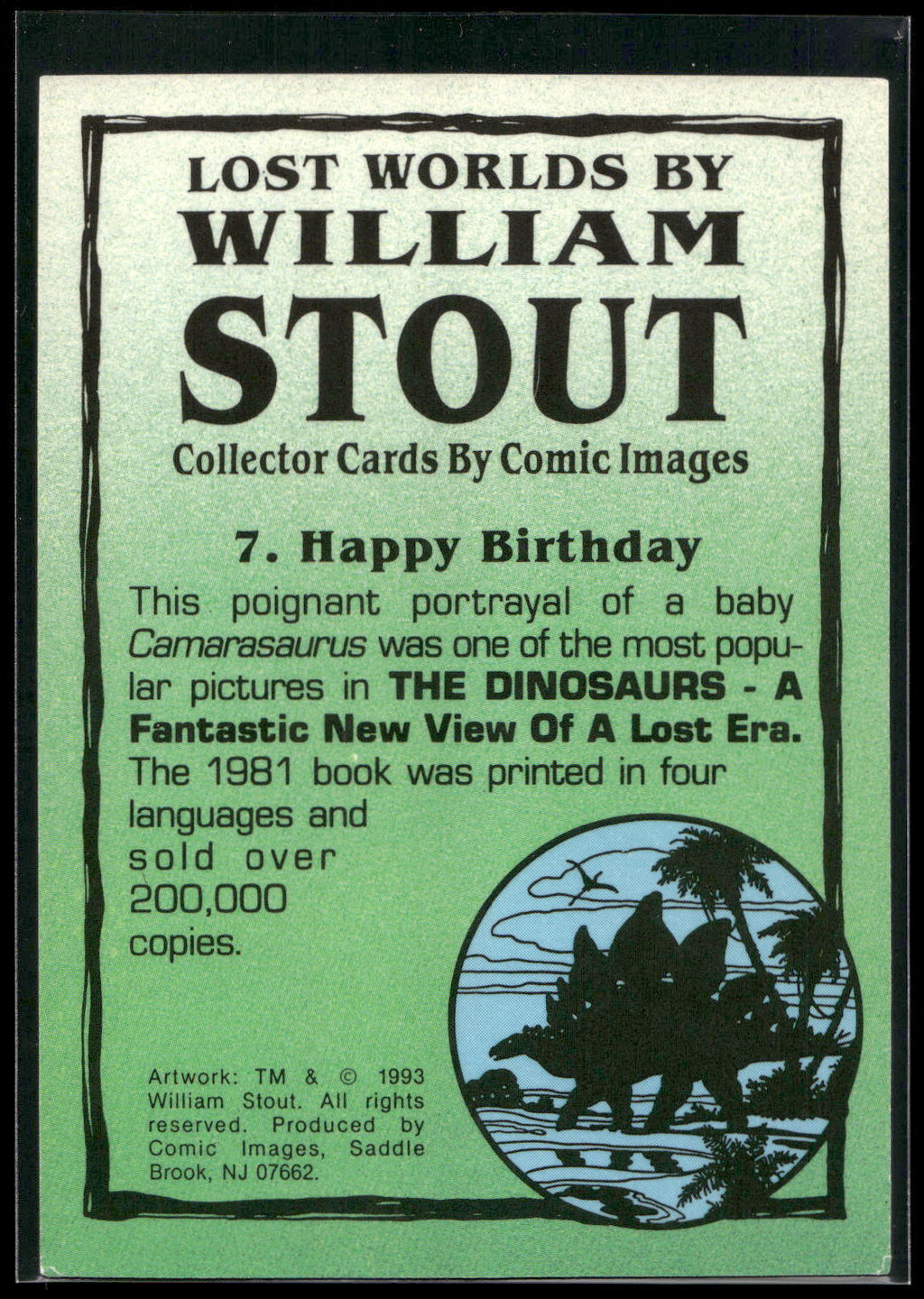 1993 Comic Images William Stout Series 1 #7 Happy Birthday