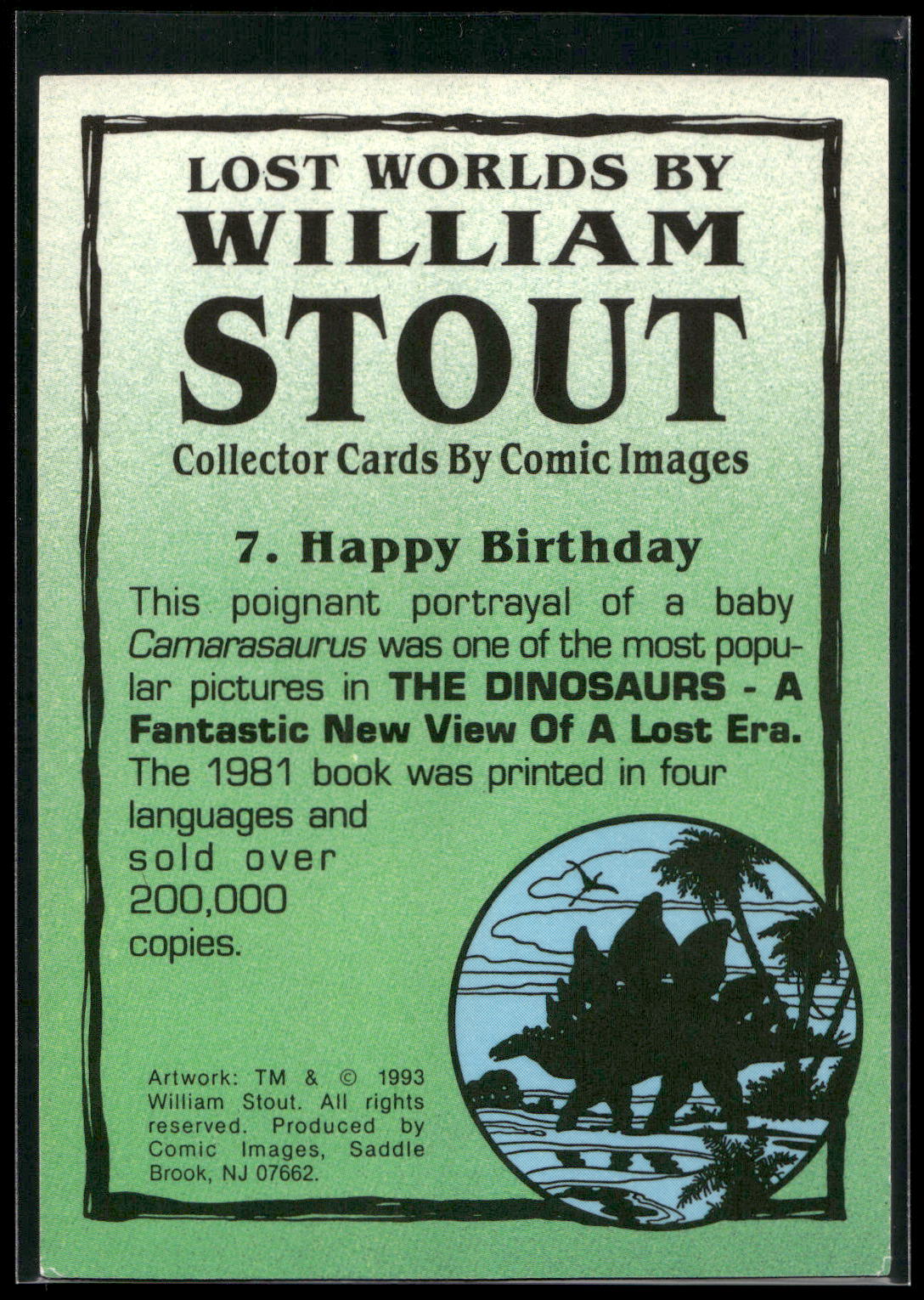 1993 Comic Images William Stout Series 1 #7 Happy Birthday
