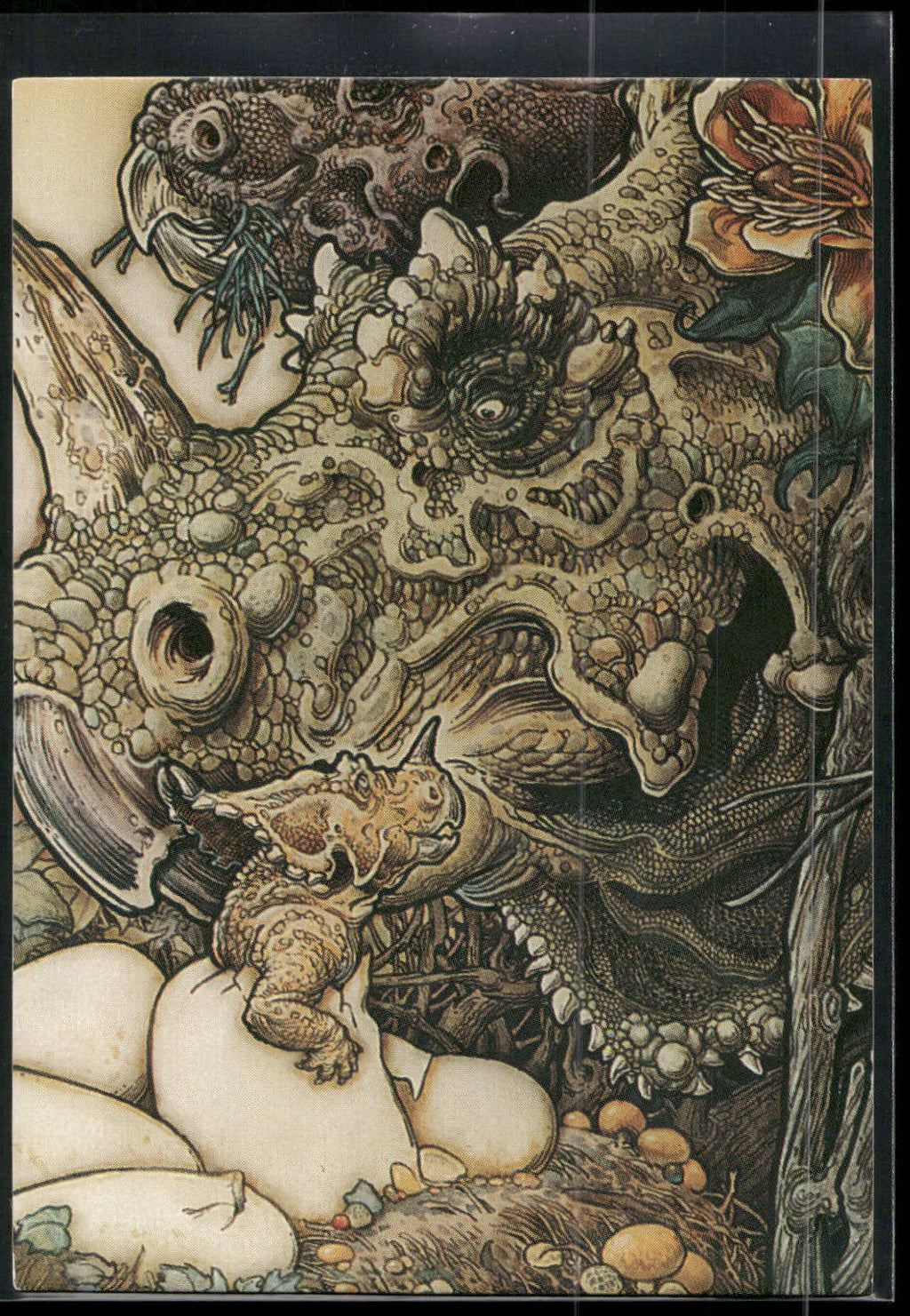 1993 Comic Images William Stout Series 1 #9 Life Cycle of the Centrosaurus