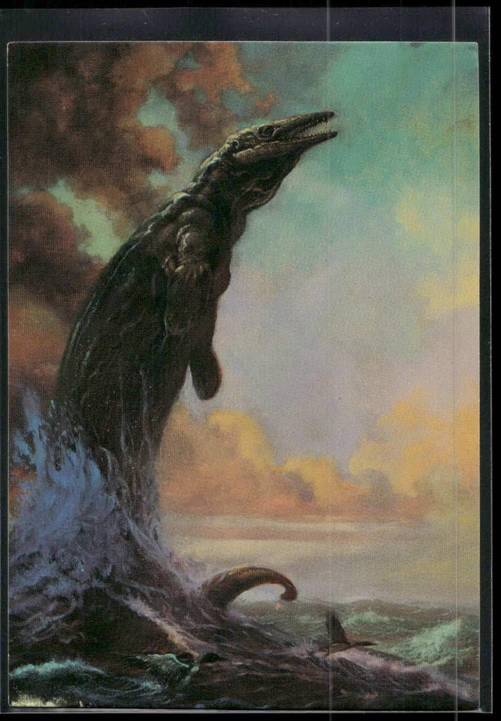 1993 Comic Images William Stout Series 1 #12 Mosasaur and Loons
