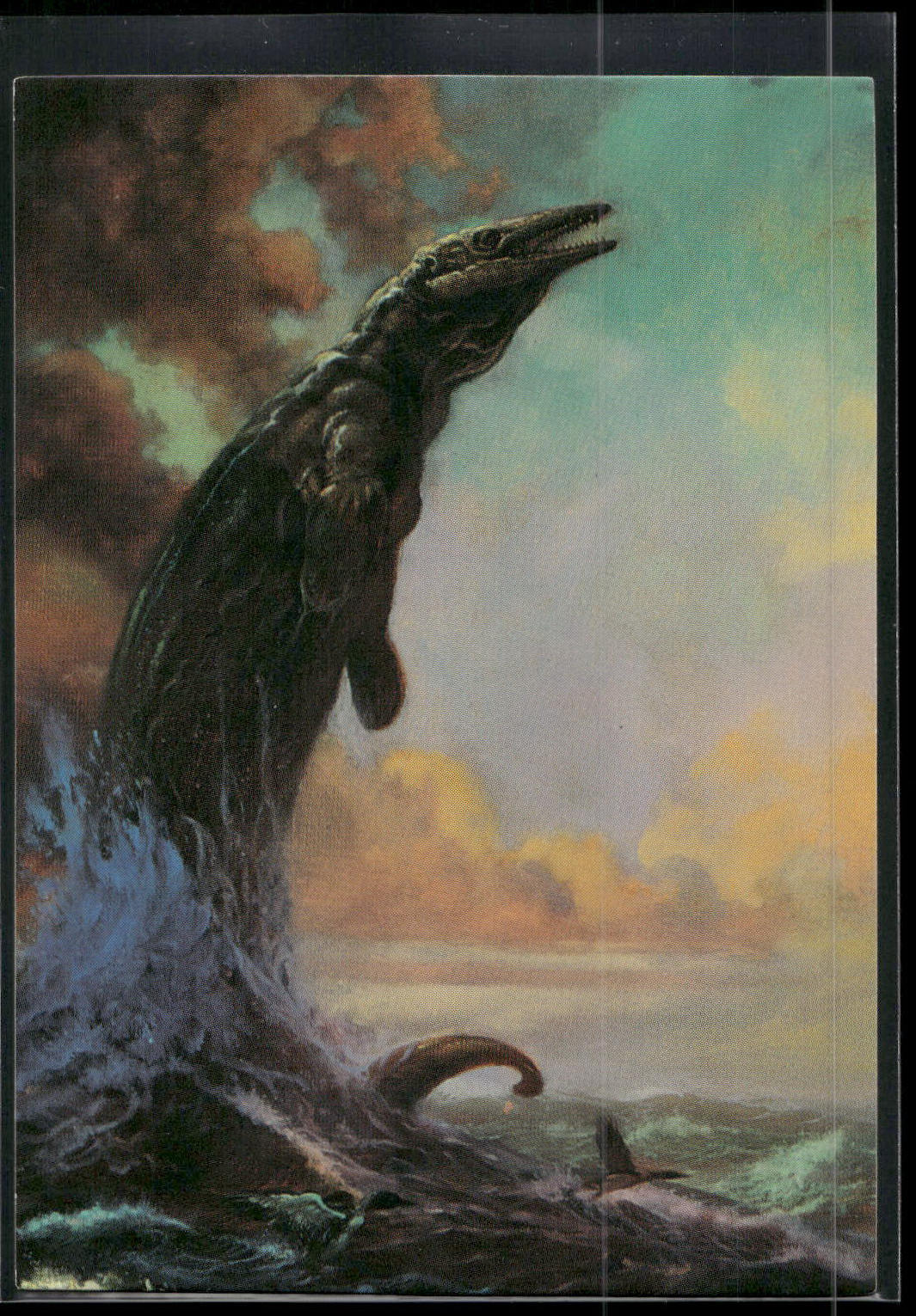 1993 Comic Images William Stout Series 1 #12 Mosasaur and Loons