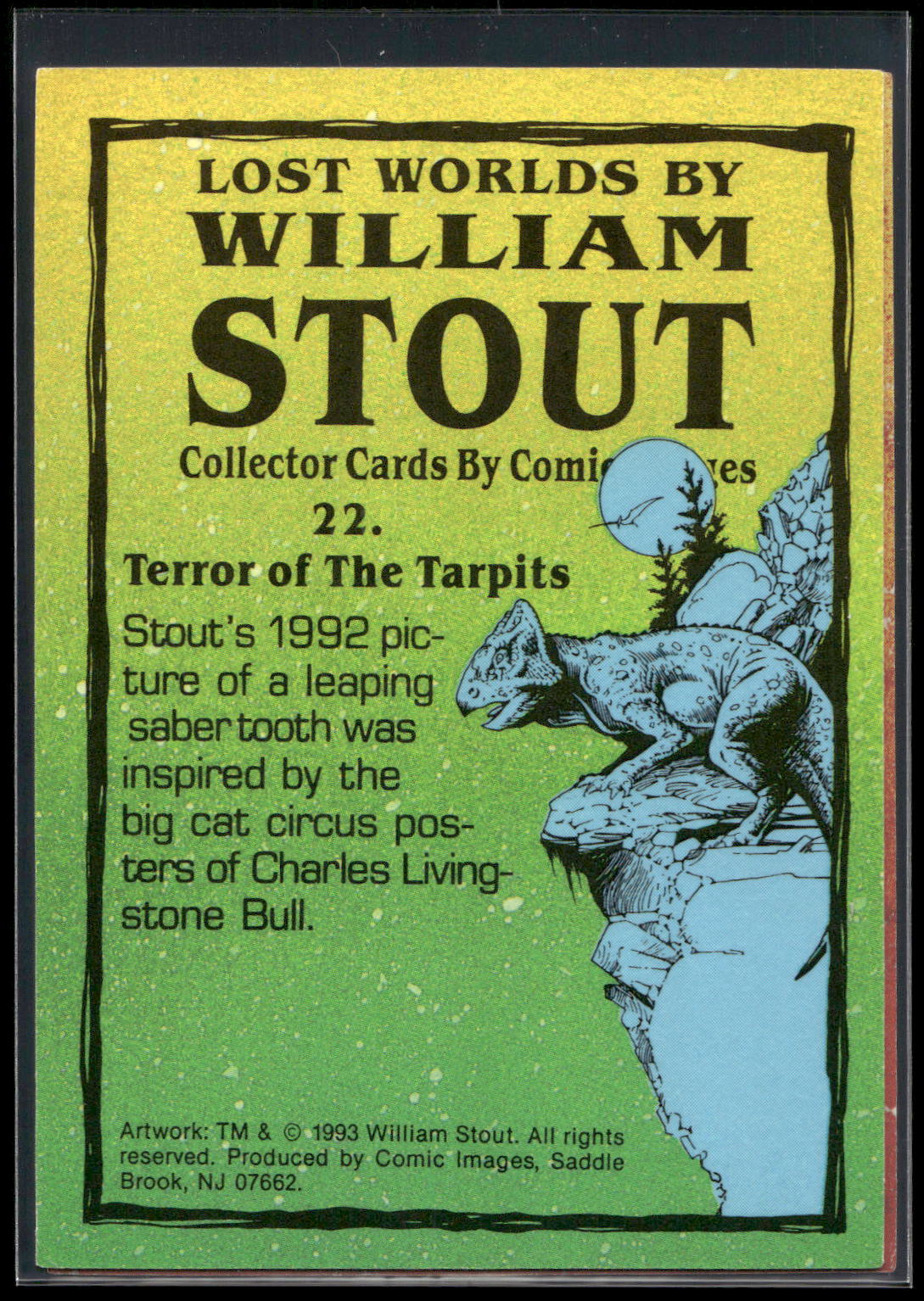 1993 Comic Images William Stout Series 1 #23 Stegosaurus