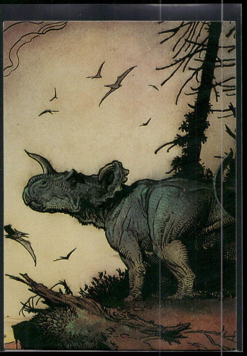 1993 Comic Images William Stout Series 1 #24 Centrosaurus