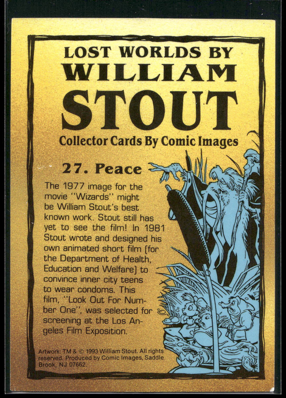 1993 Comic Images William Stout Series 1 #27 Peace