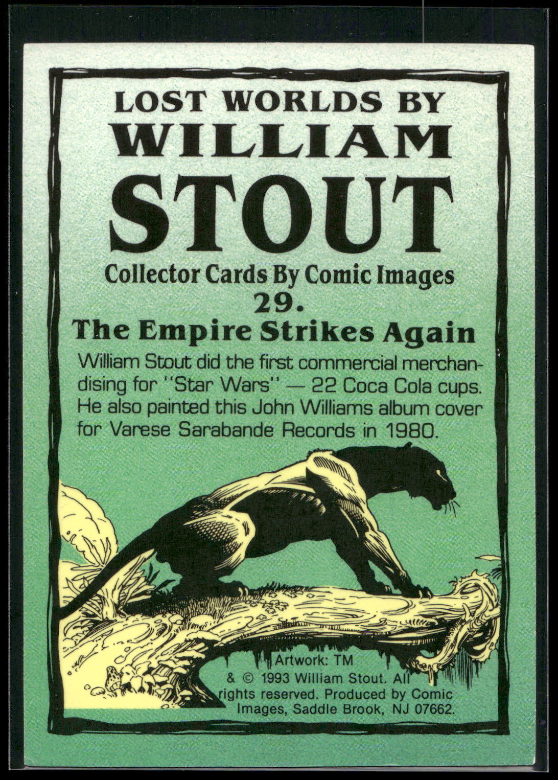 1993 Comic Images William Stout Series 1 #29 The Empire Strikes Again