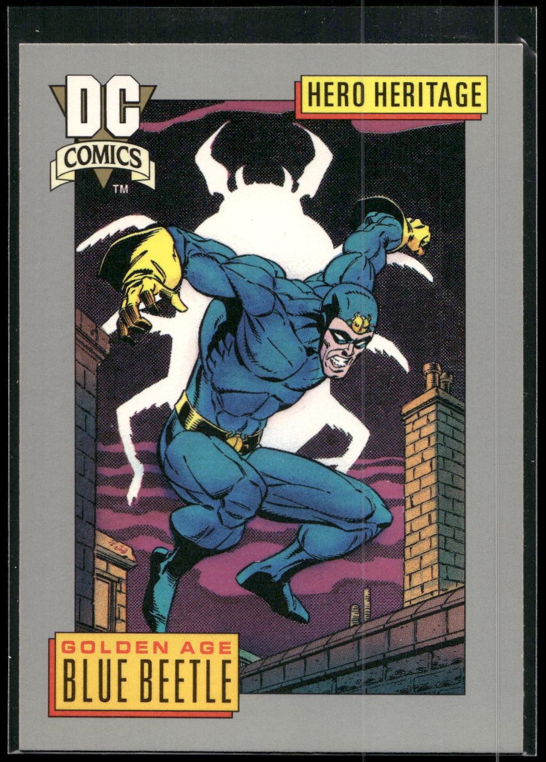 1992 Impel DC Cosmic #1 Blue Beetle