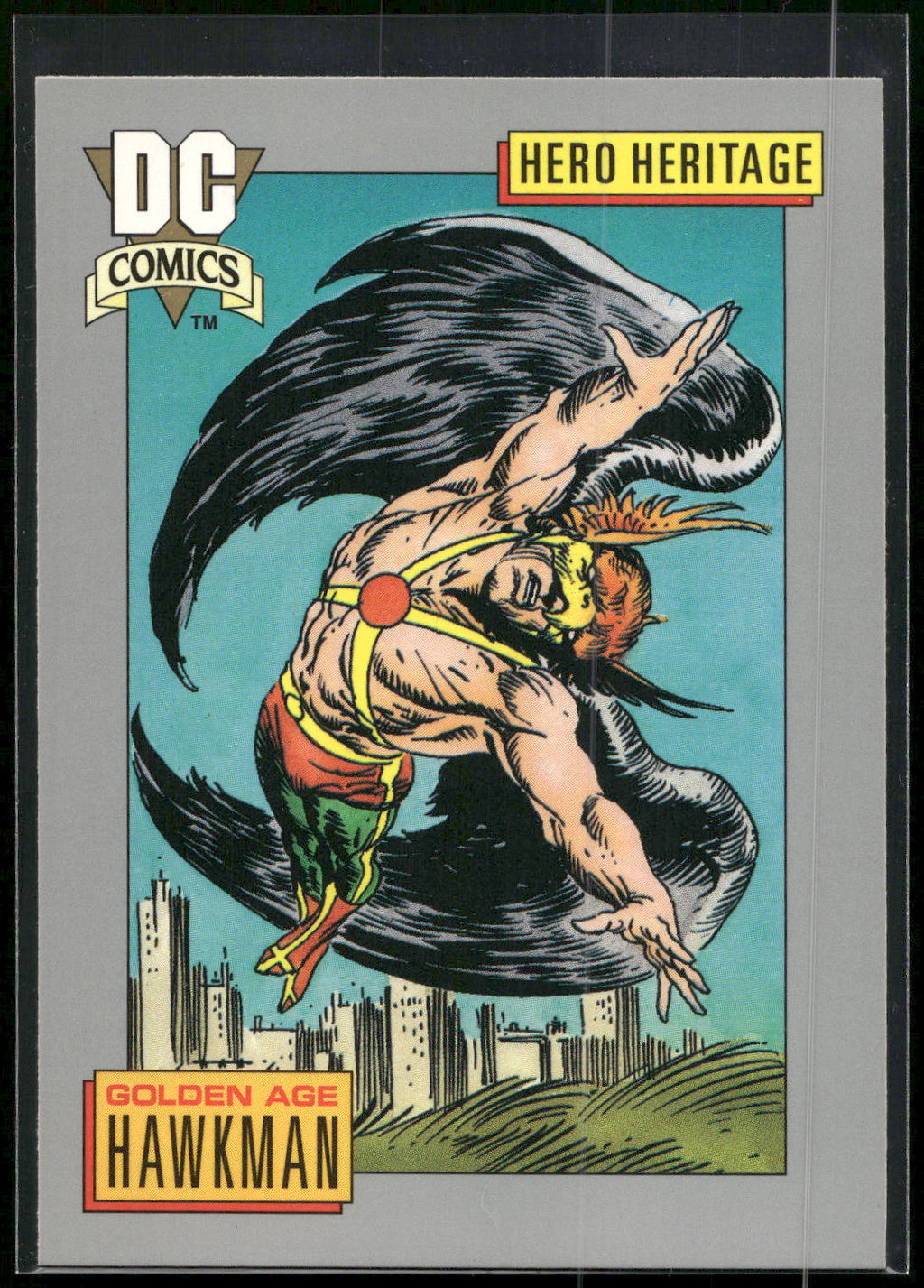 1992 Impel DC Cosmic #10 Hawkman