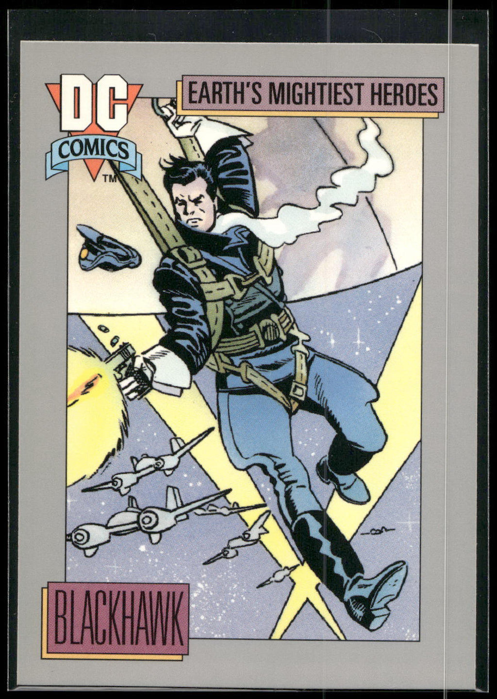1992 Impel DC Cosmic #36 Blackhawk