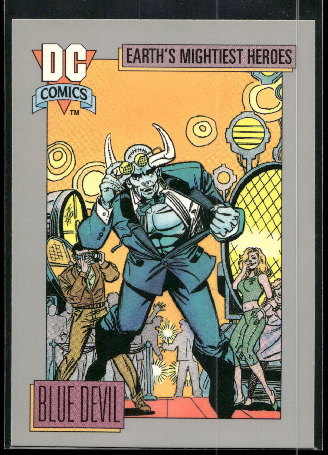 1992 Impel DC Cosmic #37 Blue Devil