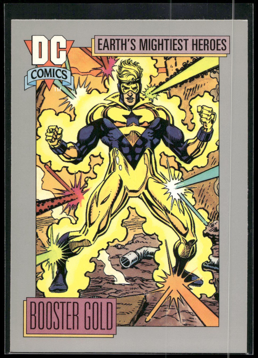 1992 Impel DC Cosmic #38 Booster Gold