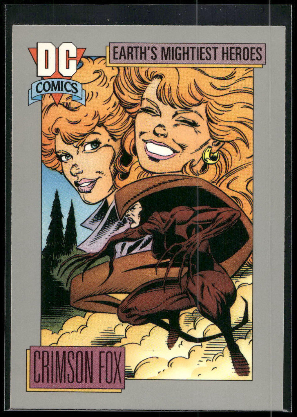 1992 Impel DC Cosmic #42 Crimson Fox