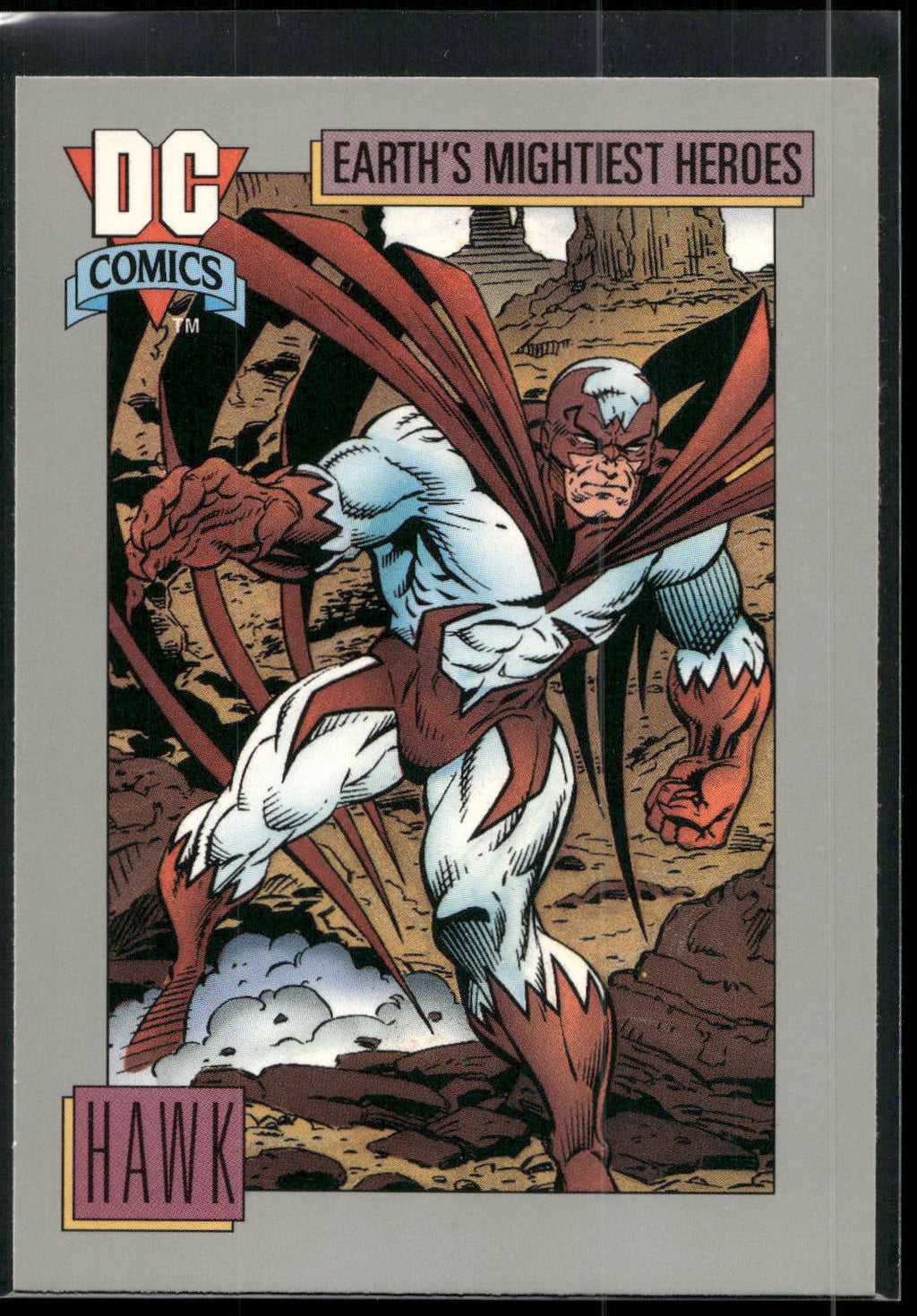 1992 Impel DC Cosmic #55 Hawk