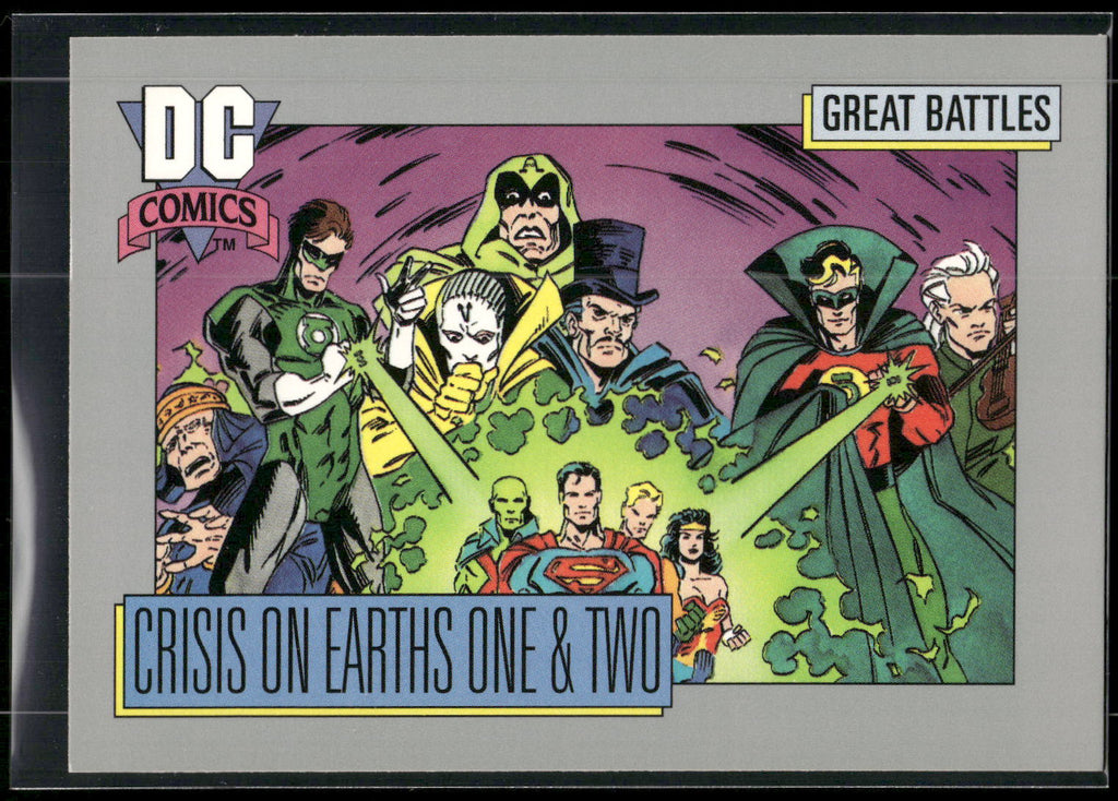 1992 Impel DC Cosmic #144 Crisis on Earths One & Two