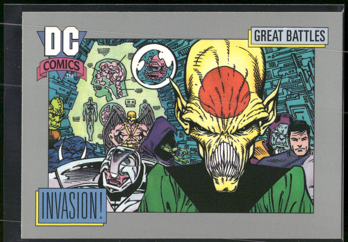 1992 Impel DC Cosmic #154 Invasion!