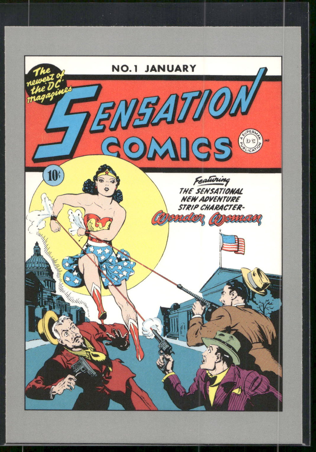 1992 Impel DC Cosmic #174 Sensation Comics #1