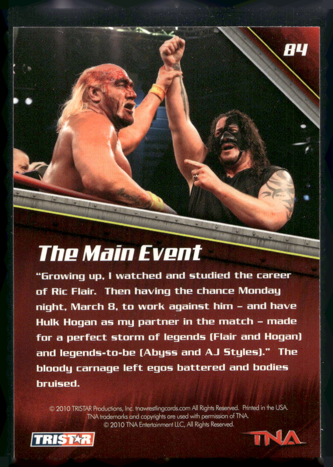 2010 TriStar TNA New Era #84 The Main Event