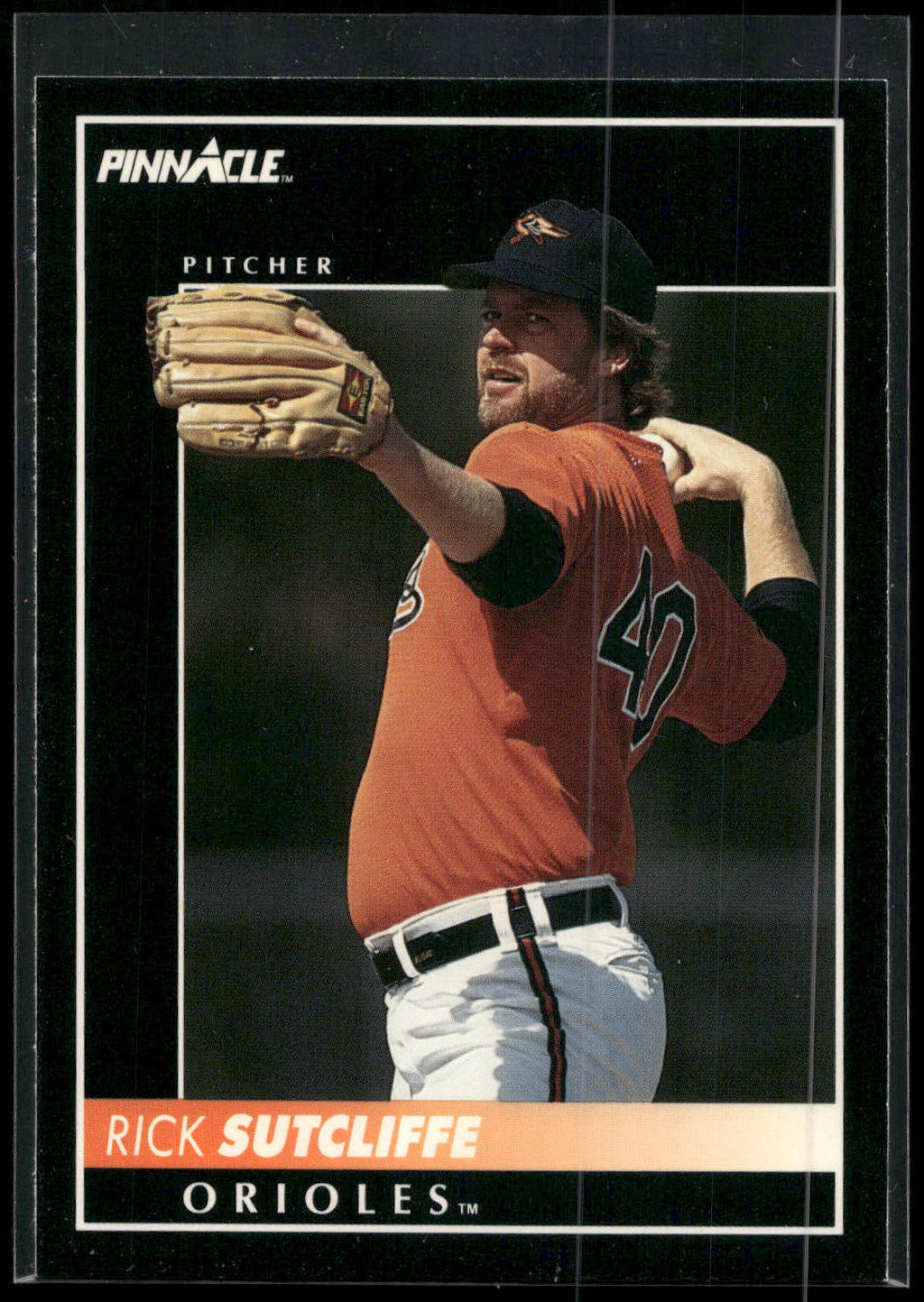 1992 Pinnacle #398 Rick Sutcliffe