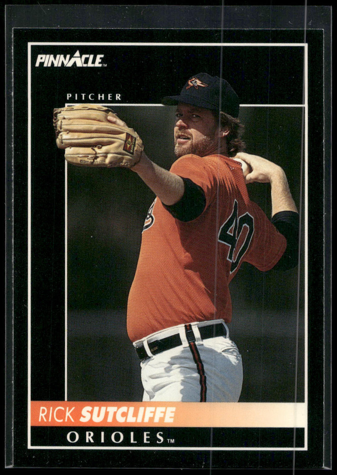 1992 Pinnacle #398 Rick Sutcliffe