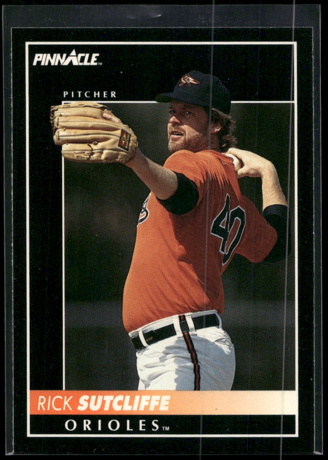 1992 Pinnacle #398 Rick Sutcliffe