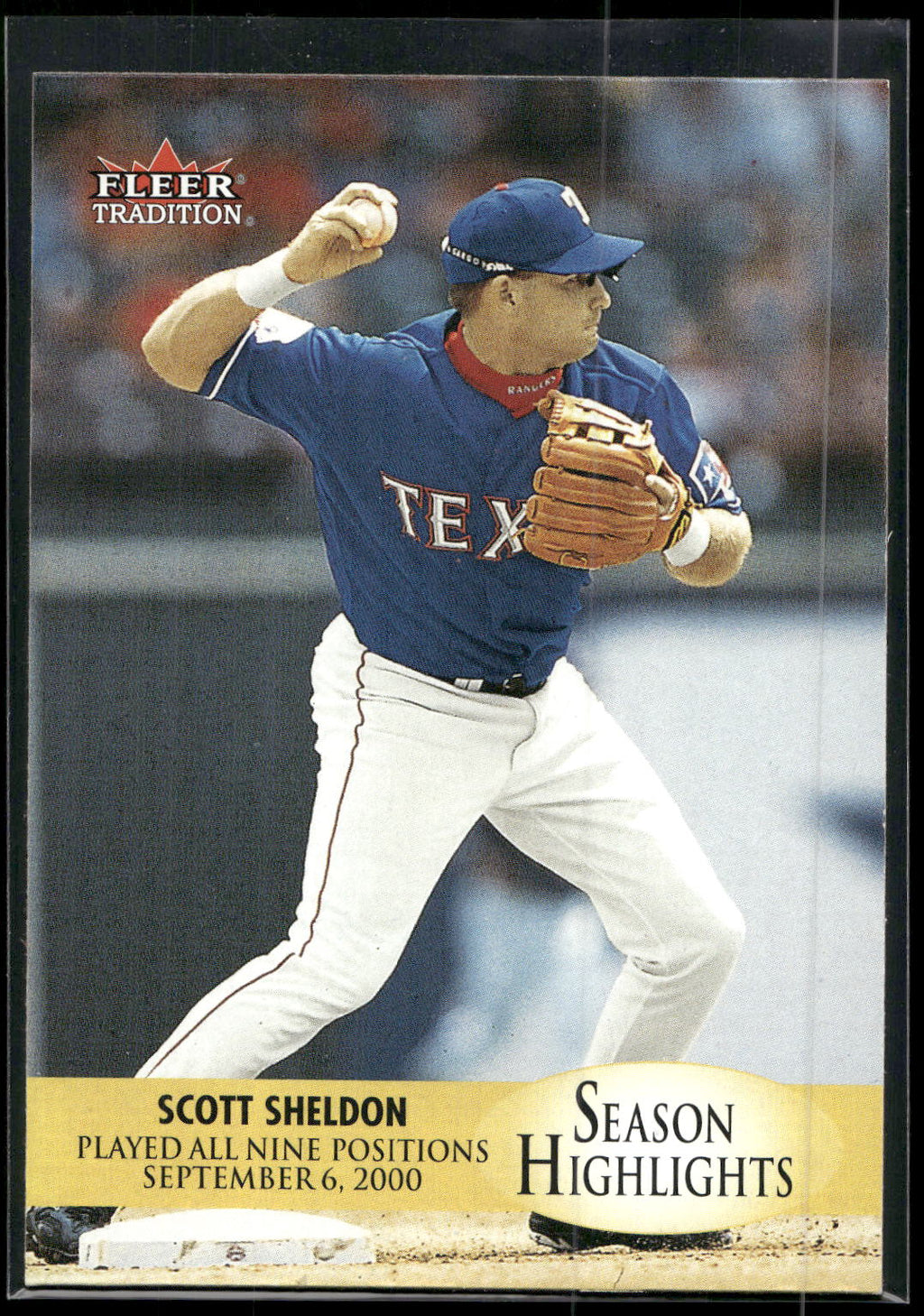2000 Fleer Tradition Update #U9 Scott Sheldon