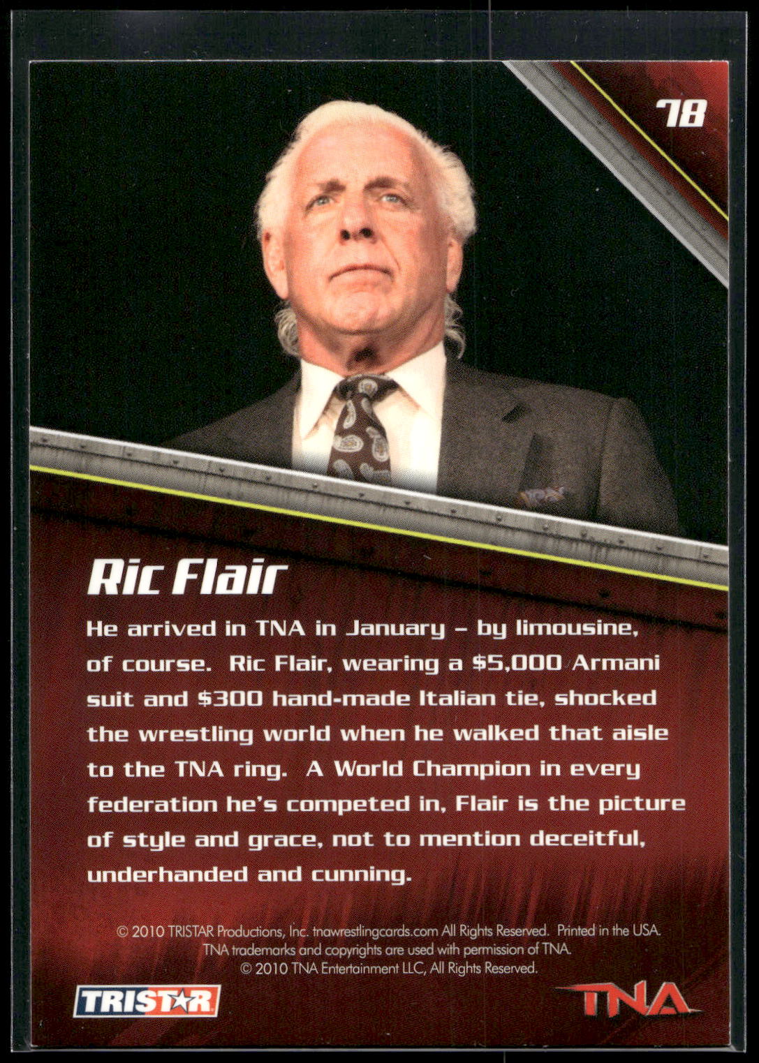 2010 TriStar TNA New Era #78 Ric Flair