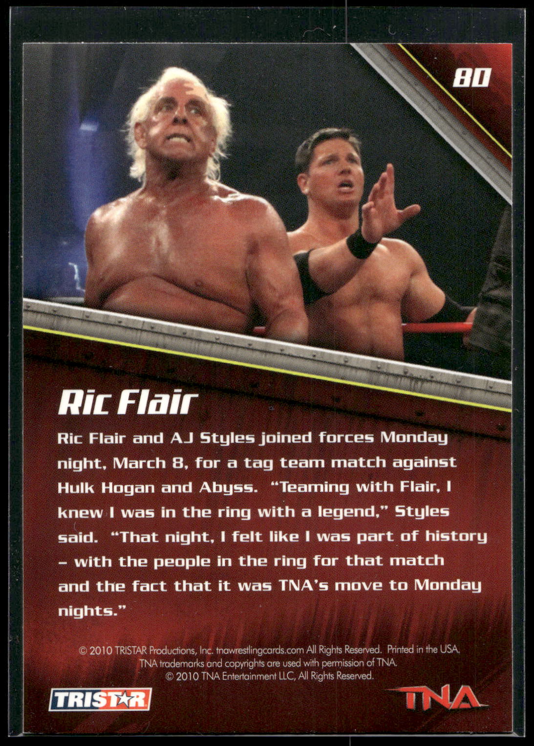 2010 TriStar TNA New Era #80 Ric Flair