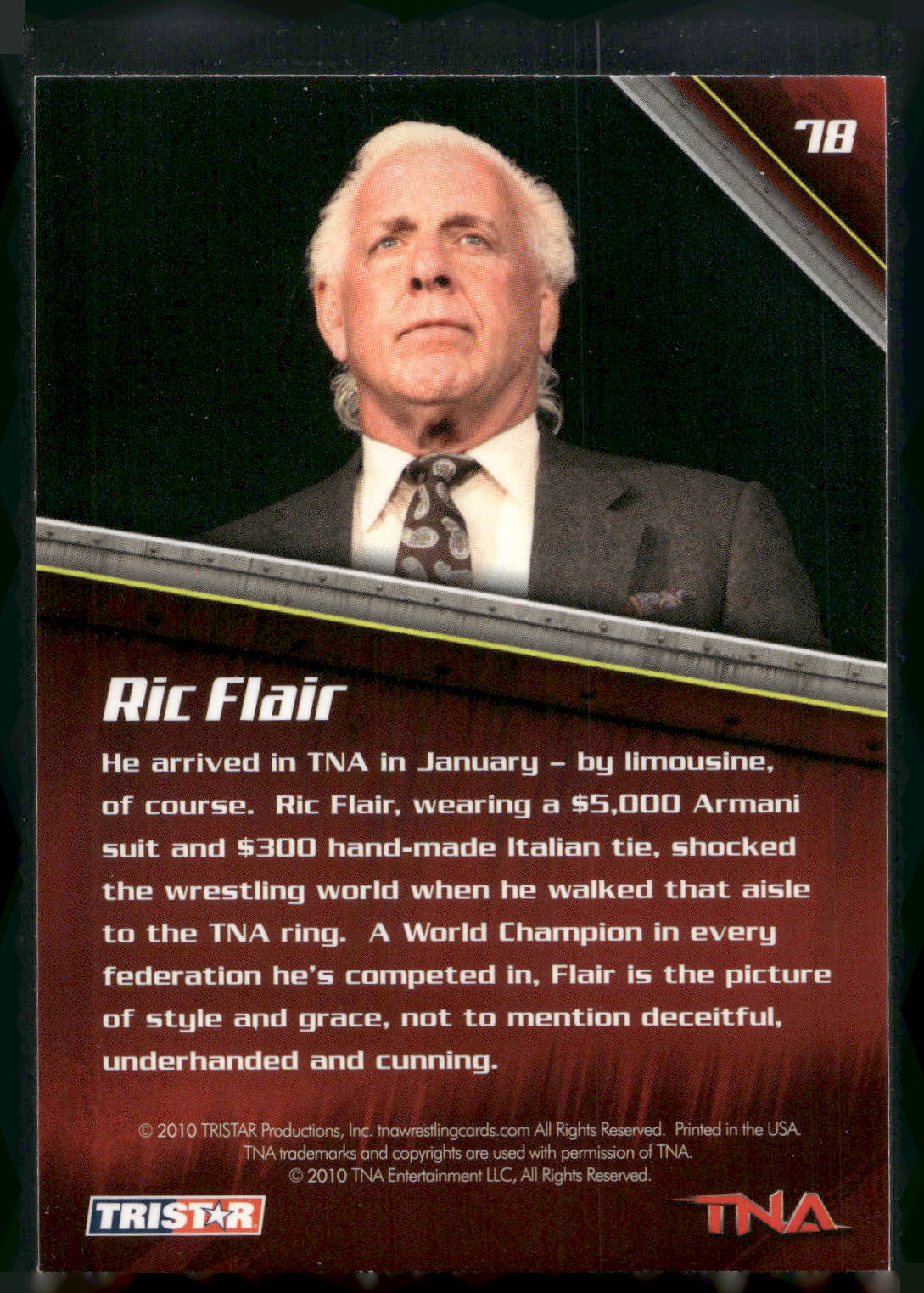 2010 TriStar TNA New Era #78 Ric Flair