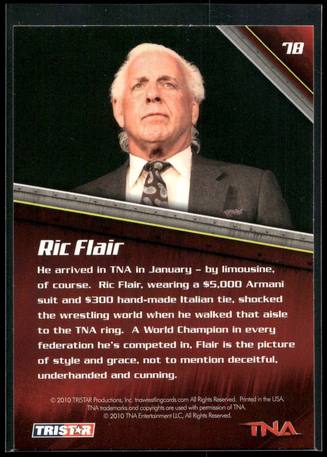 2010 TriStar TNA New Era #78 Ric Flair